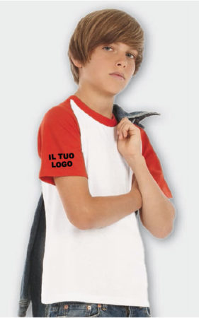 BASEBALL-KIDS-MANICHE-CORTE