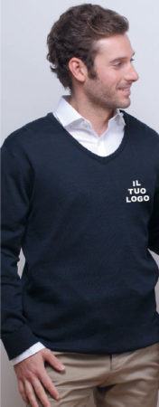 JUMPER-PULLOVER-COLLO-V UOMO
