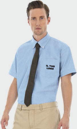 CAMICIA-OXFORD-MEN-MANICA-CORTA