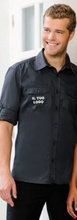 CAMICIA-TWILL-CON-RISVOLTO-UOMO