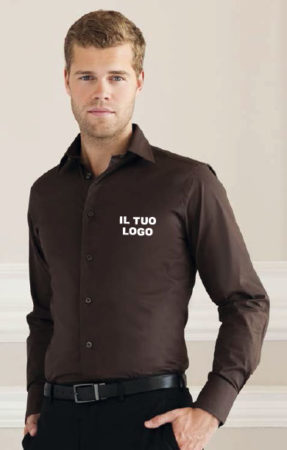 CAMICIA-UOMO-ELASTICIZZATA MANICA LUNGA