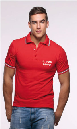 ITALY-POLO-UOMO MANICA CORTA