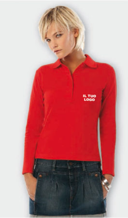 SAFRAN-POLO-DONNA-MANICA-LUNGA