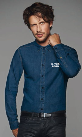 VISION-CAMICIA-DENIM-UOMO